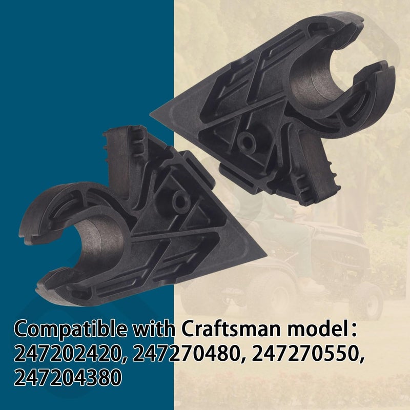 Ohoho 2 Pack 731-10069D Hood Pivot Bracket - by - Compatible with Cub Cadet / MTD Lawn Mower - Fits Model: GT XT1 XT2 50 SLX54 SLX50 GX54 GX50 ST54 - Image 3
